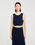 Gilet corto bicolore
