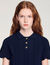 Maglione a polo in maglia fantasia