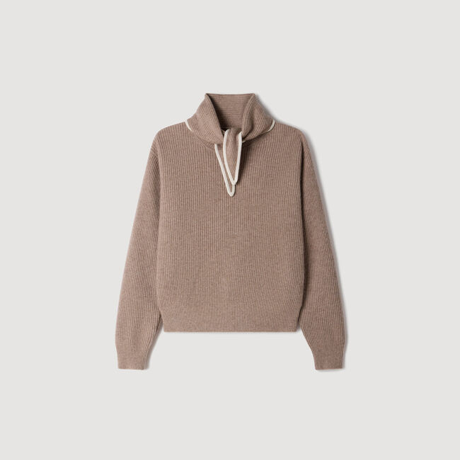 Maglione 2 in 1 lana e cashmere - Donna | Sandro