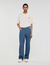 Jeans baggy a motivo corda
