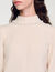 Maglione a coste in lana e cashmere
