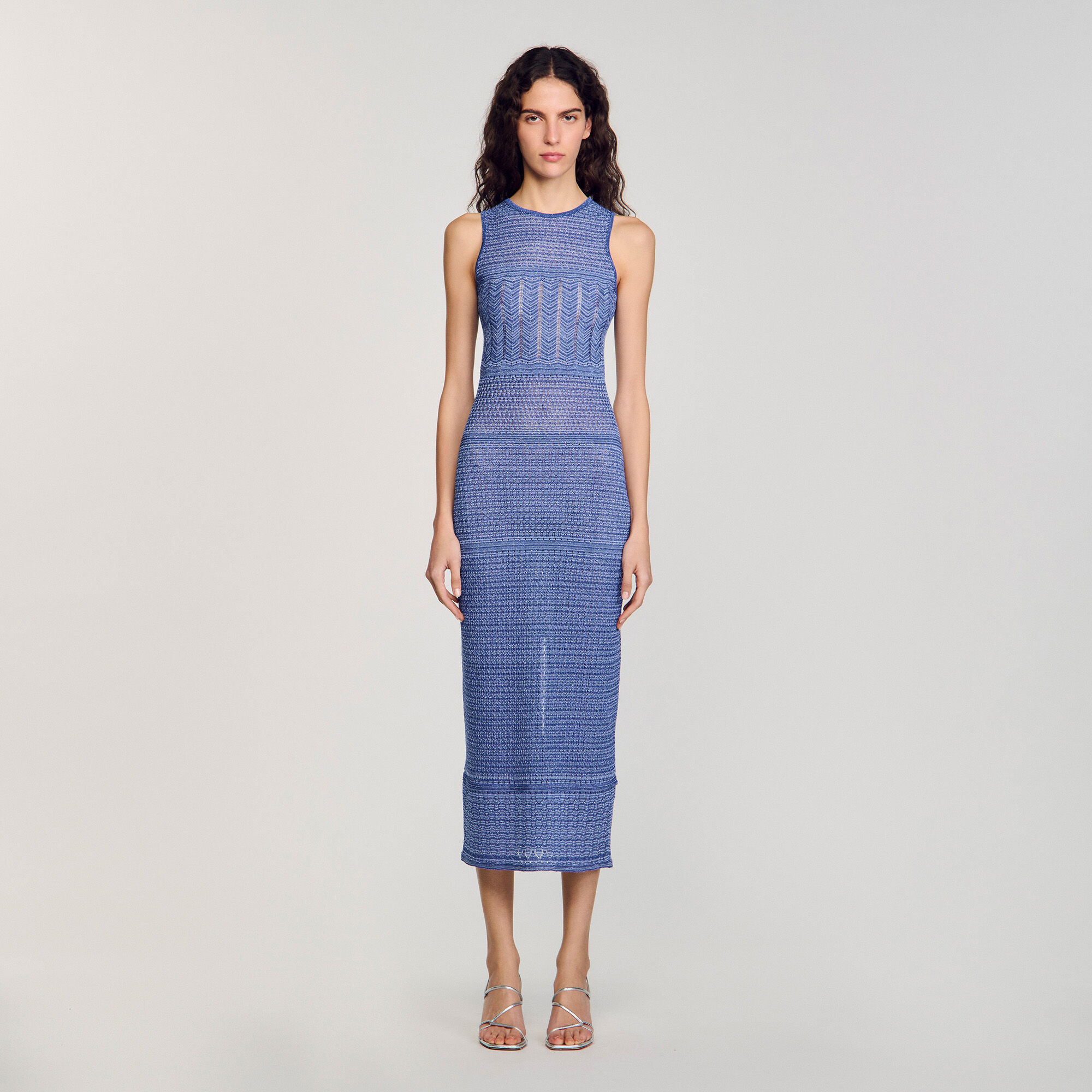 Abito midi in maglia