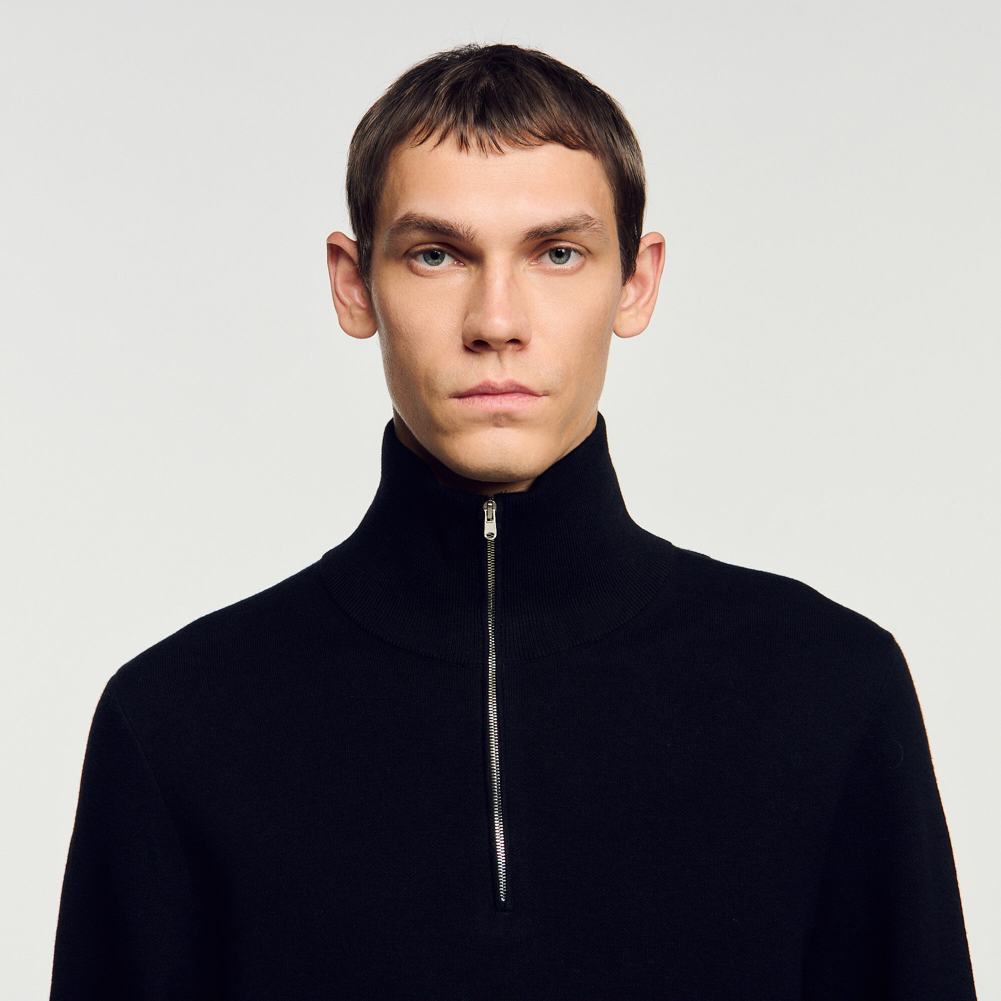 Maglione boxy a collo alto - Mixte | Sandro