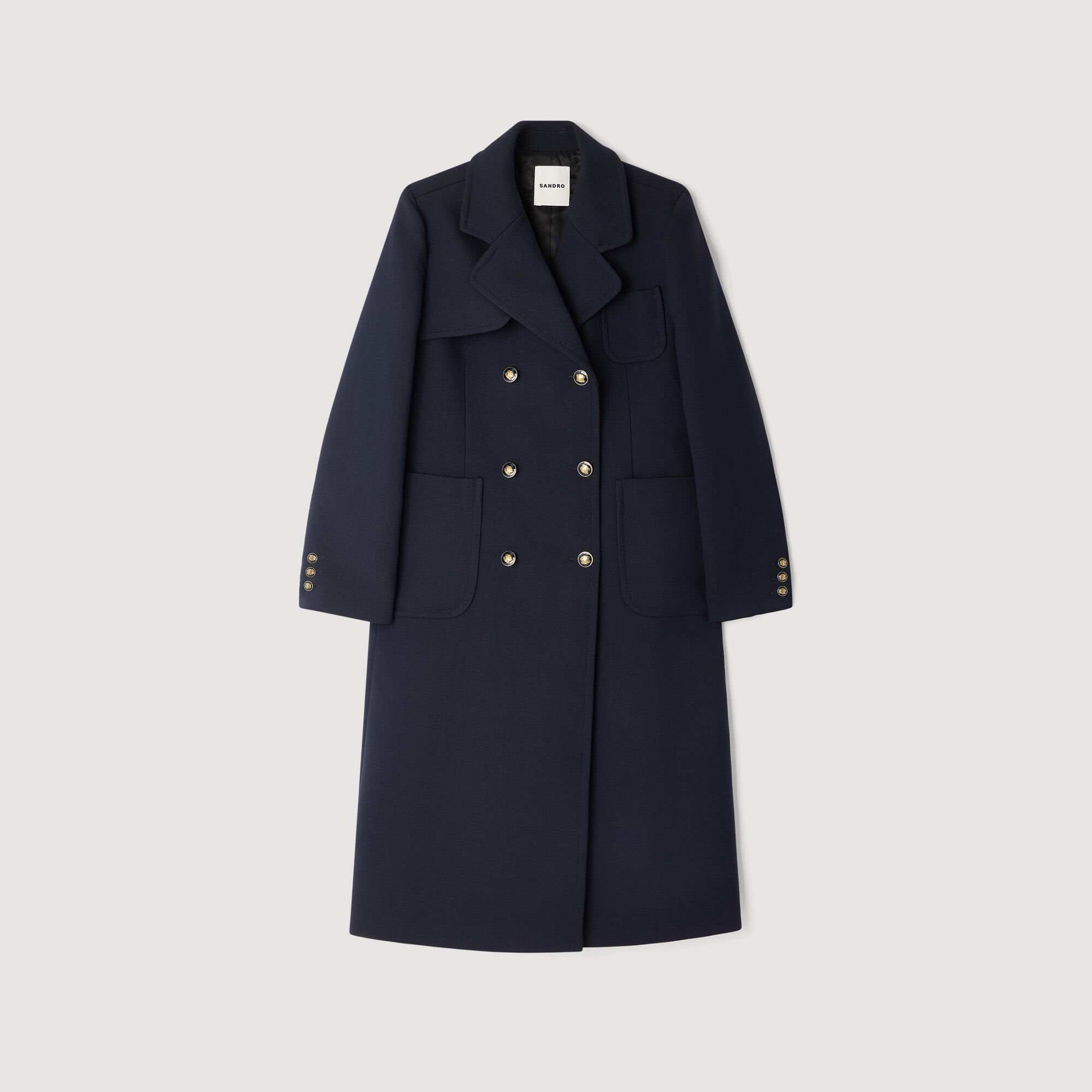 Cappotto lungo doppiopetto