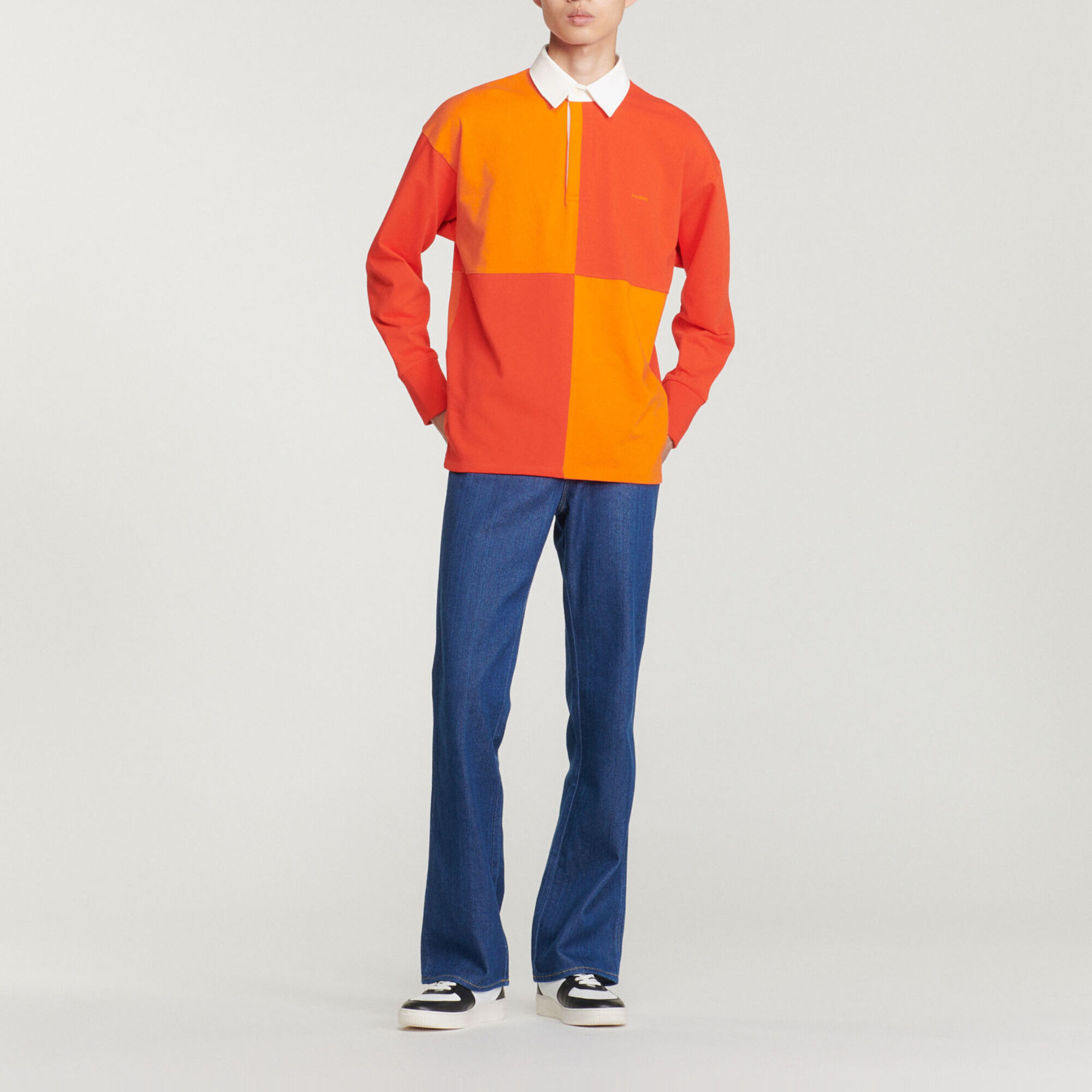 Polo da rugby in cotone bio