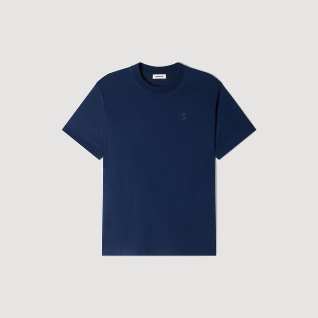 T-shirt in cotone con logo