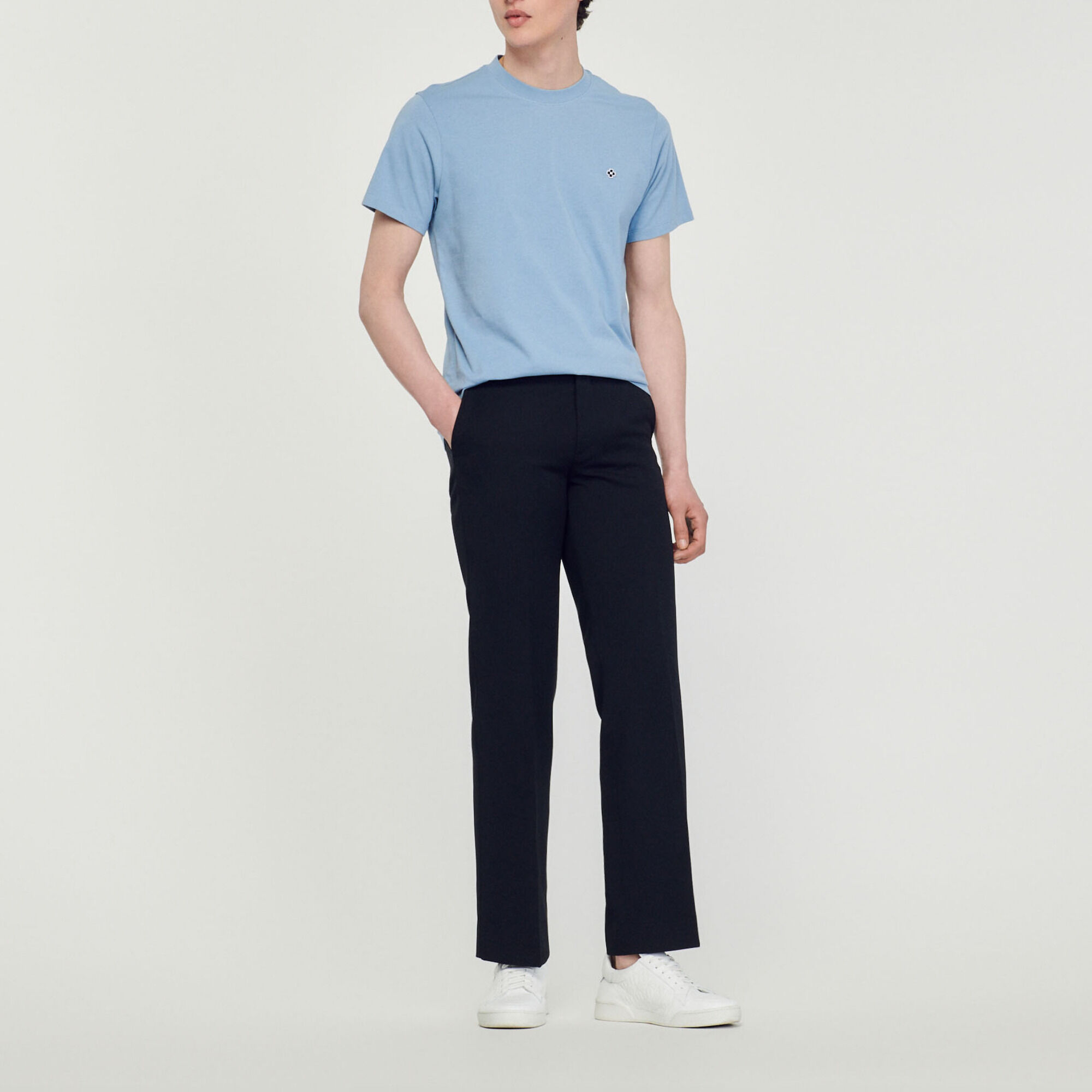 T-shirt con applicazione Square Cross