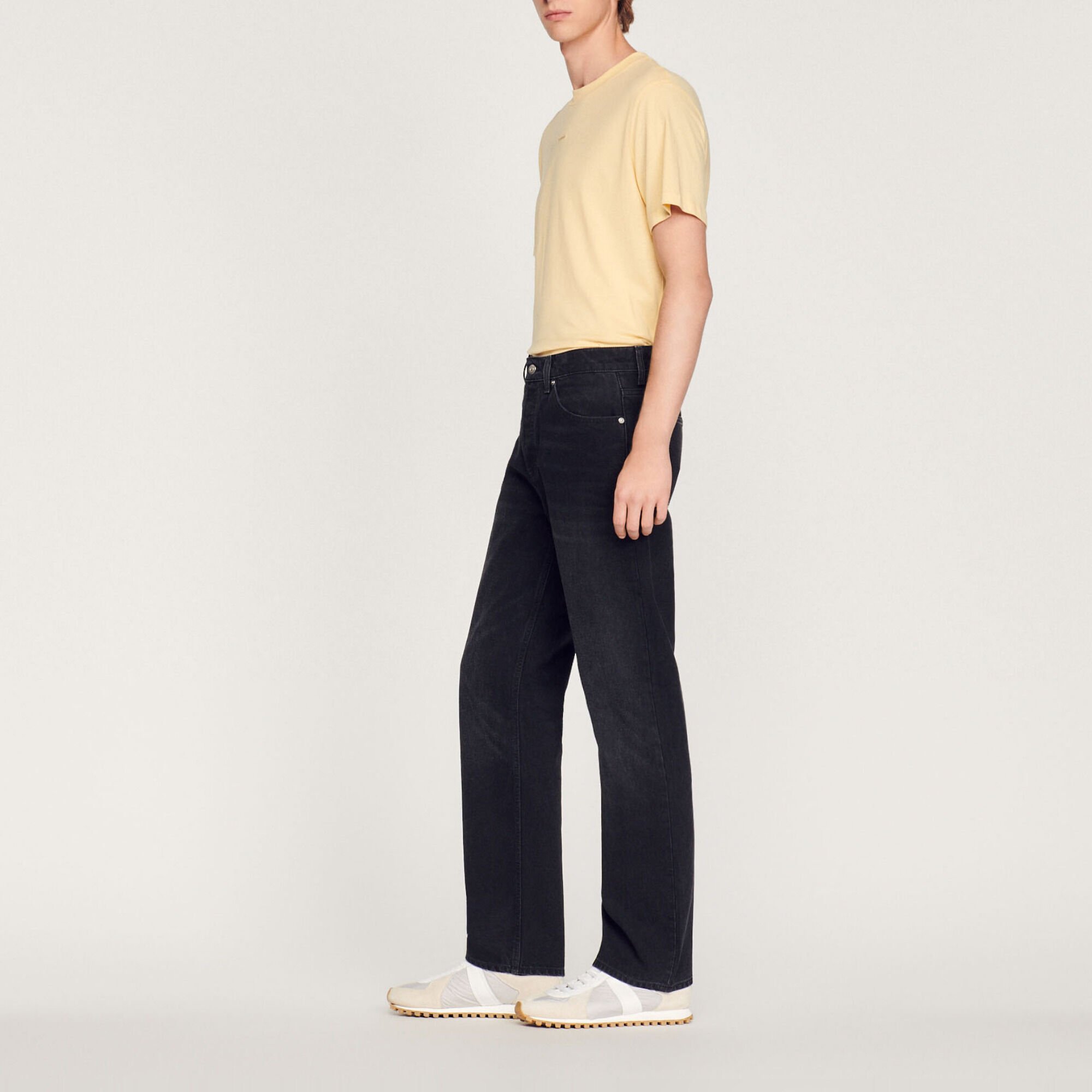 Jeans dritti in cotone biologico
