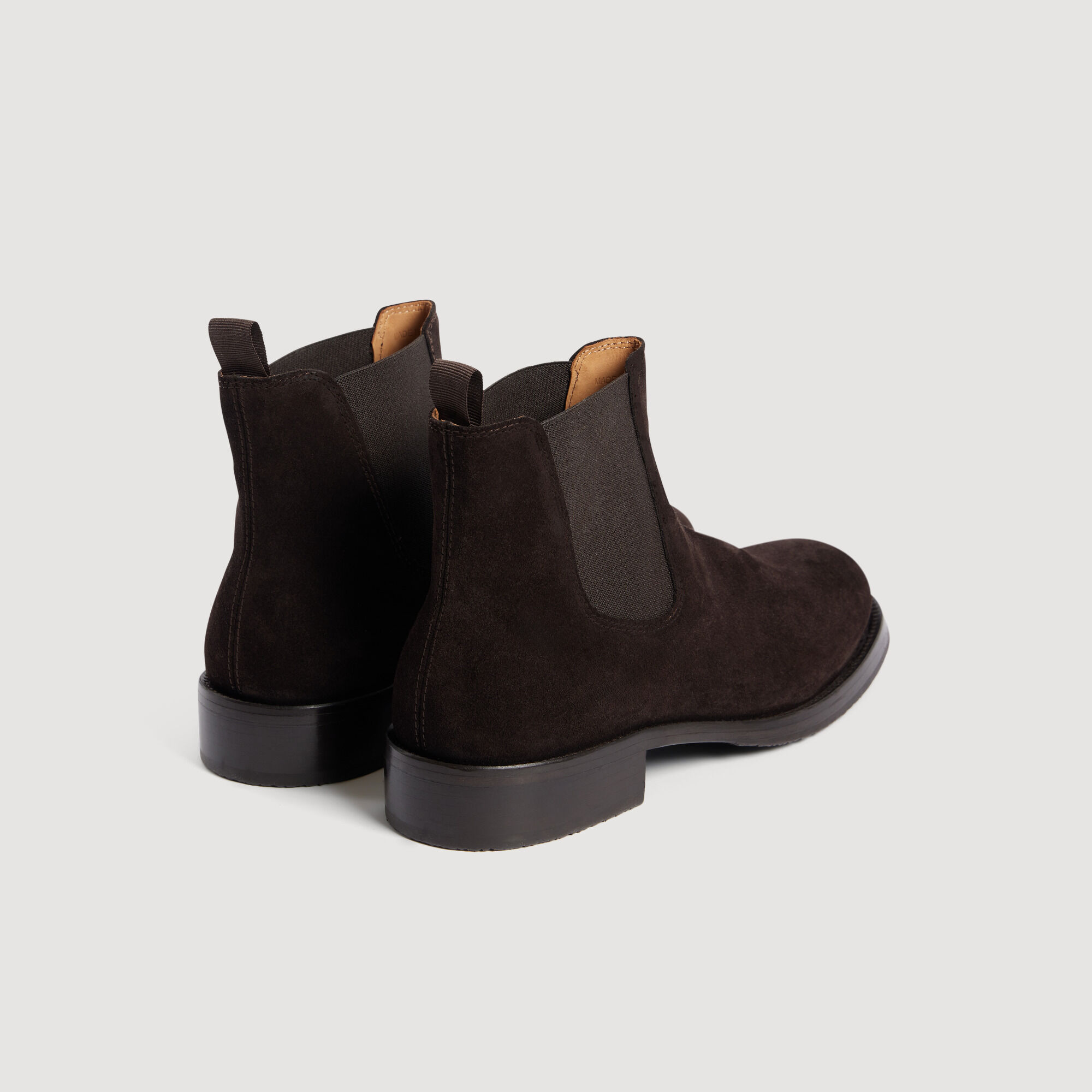 Chelsea Boots in crosta di pelle