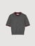 Maglione corto bicolore