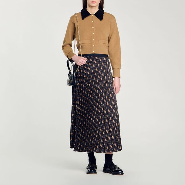 Gonna lunga con stampa Paisley