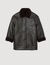 Cappotto in scamosciato