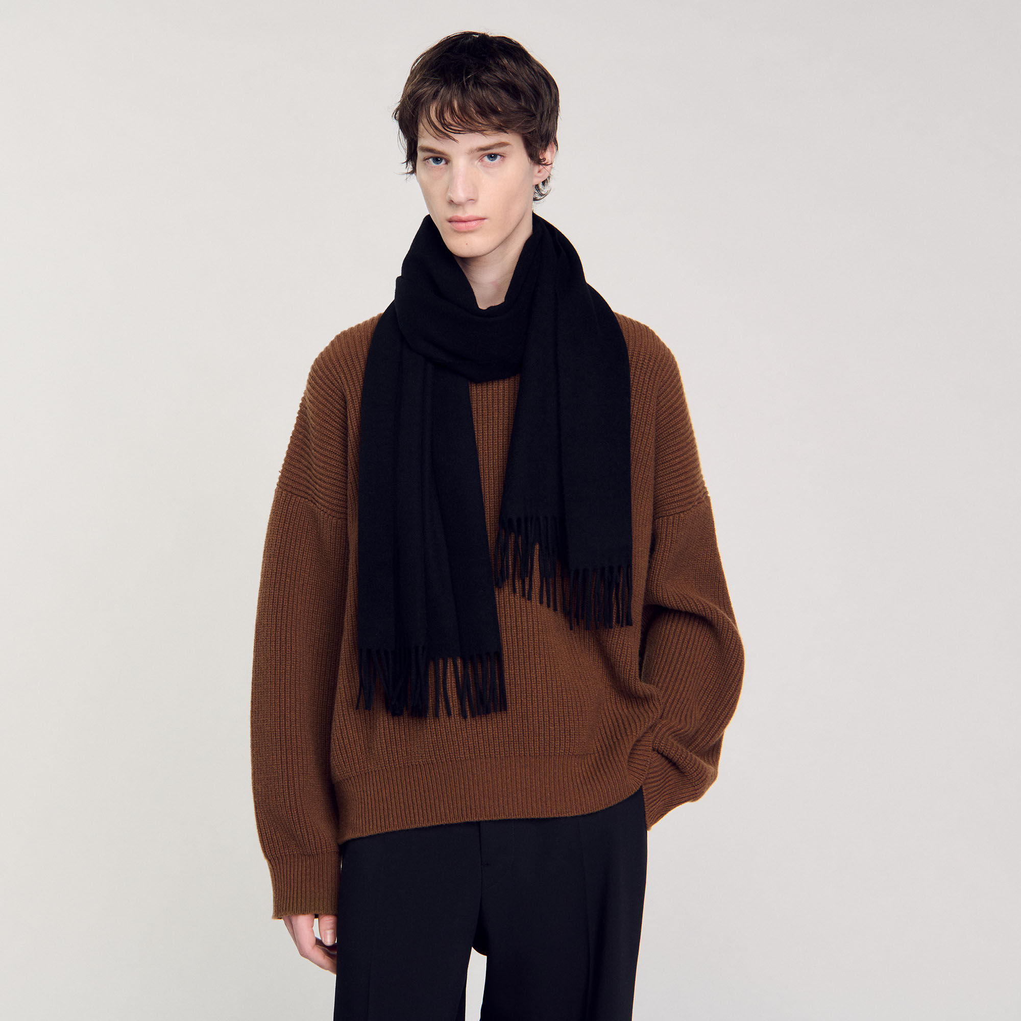 Sciarpa in lana e cashmere