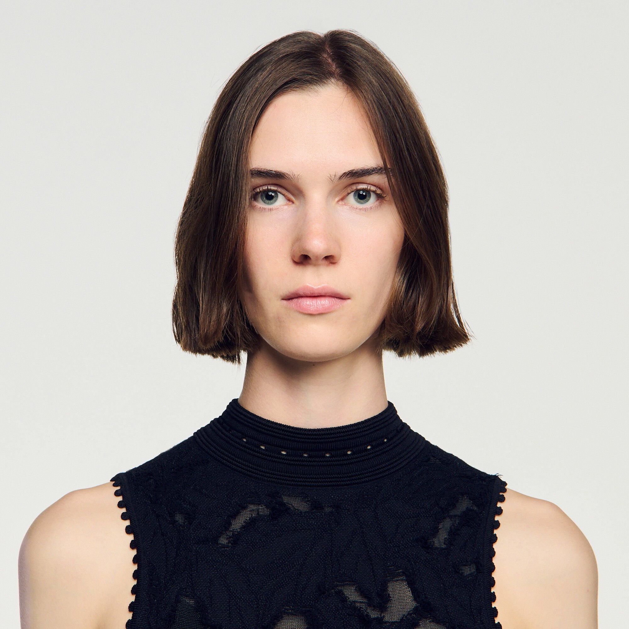 Abito lungo in maglia a fiori - Donna | Sandro