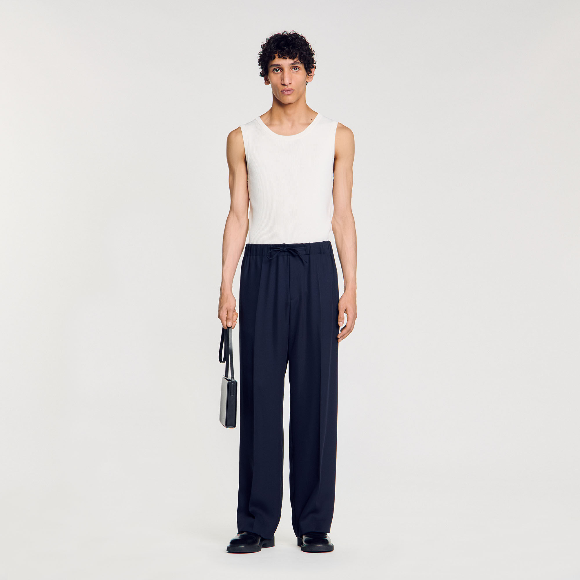 Pantaloni elasticizzati larghi