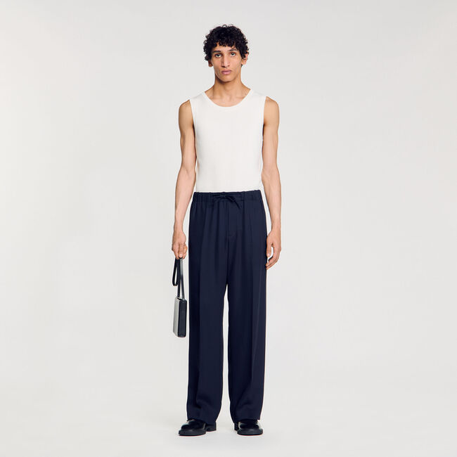 Pantaloni elasticizzati larghi