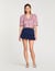 Camicia a righe con volant