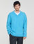 Maglione a V a maniche lunghe