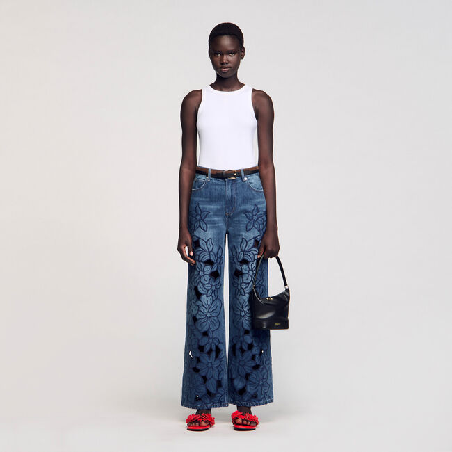 Jeans ricamati