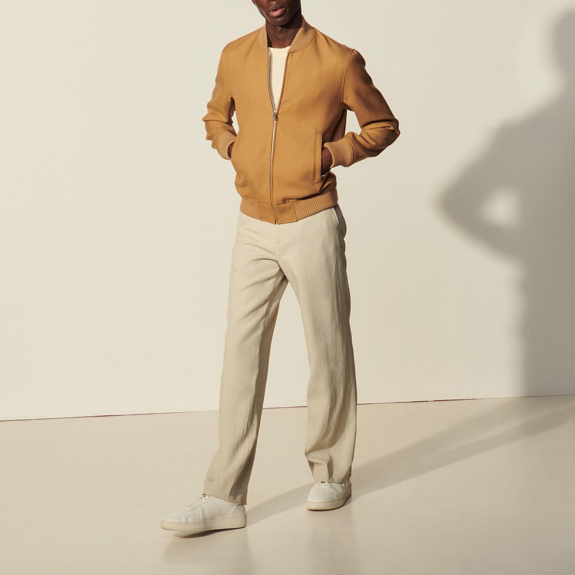 GIUBBOTTO CON ZIP STILE BOMBER