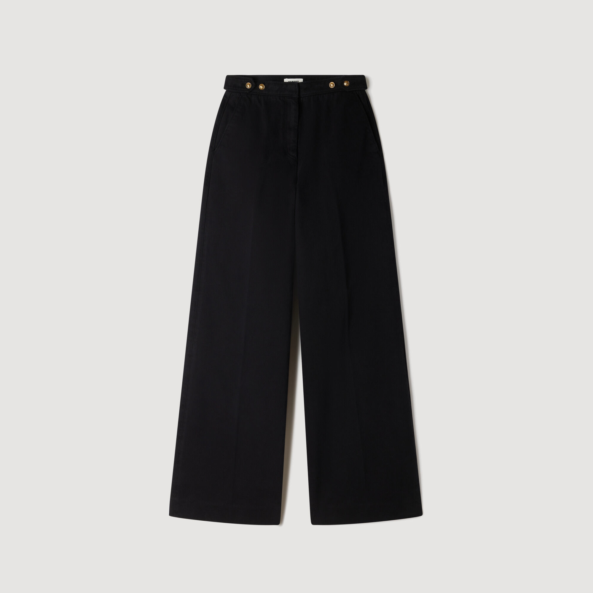 Jeans larghi a vita alta - Donna | Sandro