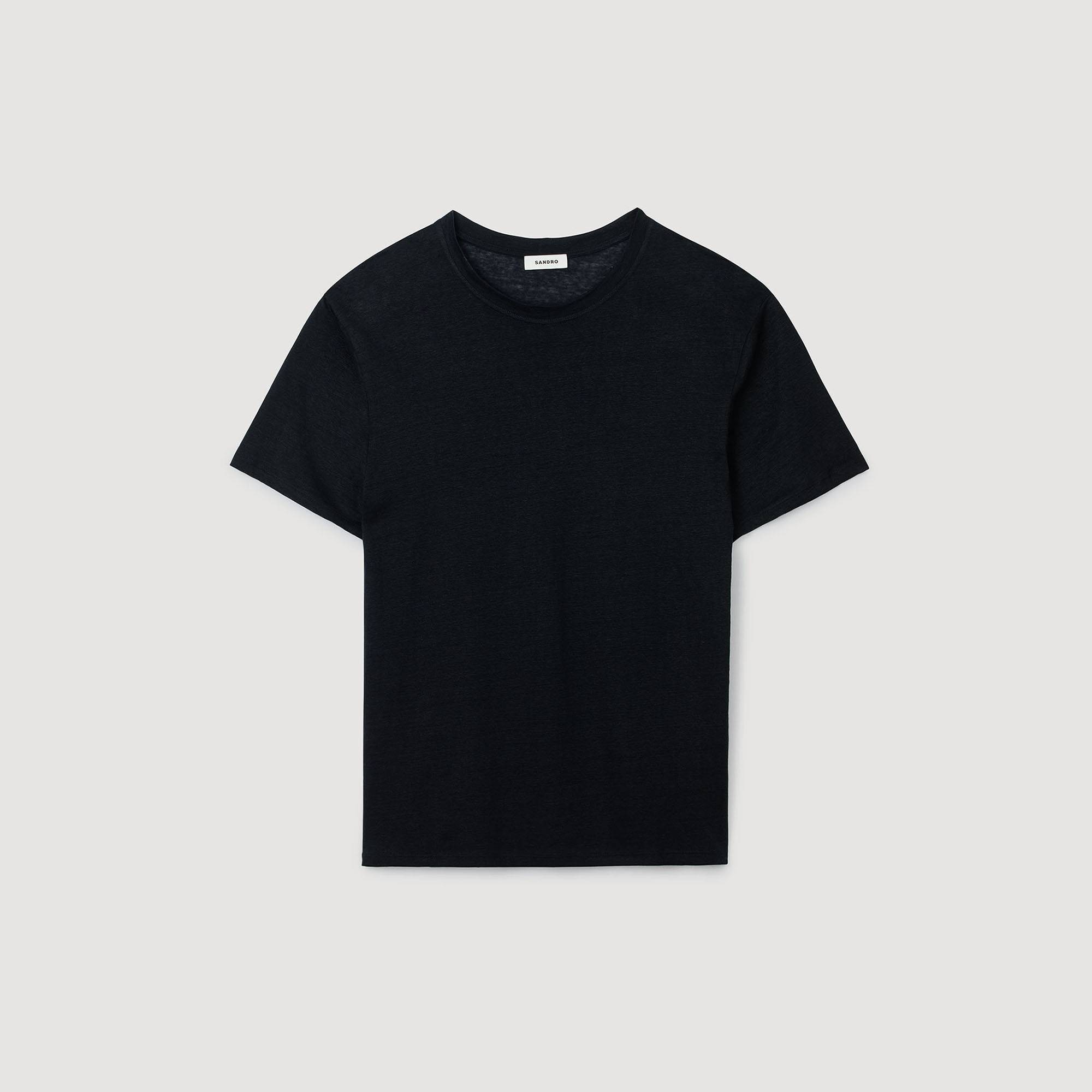 T-shirt in lino certificato