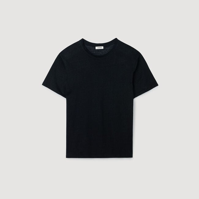 T-shirt in lino certificato
