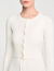 Cardigan corto in maglia a coste