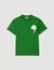 T-shirt con inserto a fiore