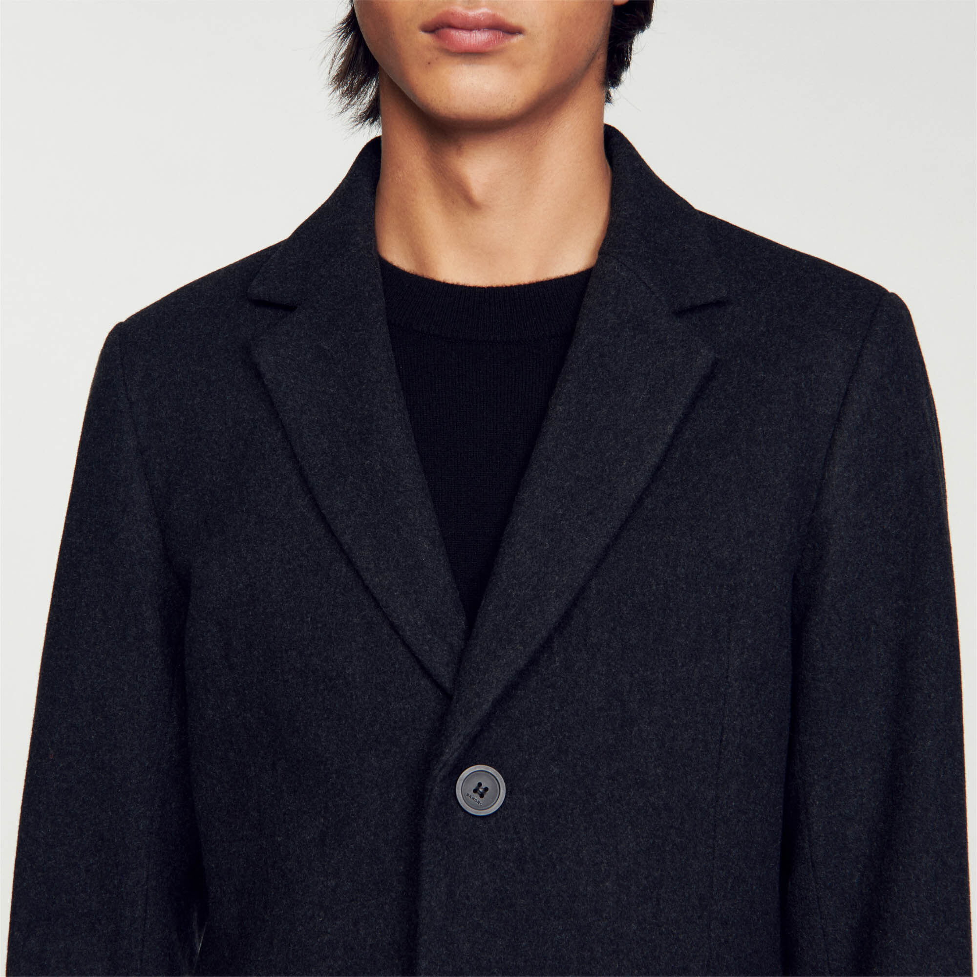 Cappotto in panno di lana