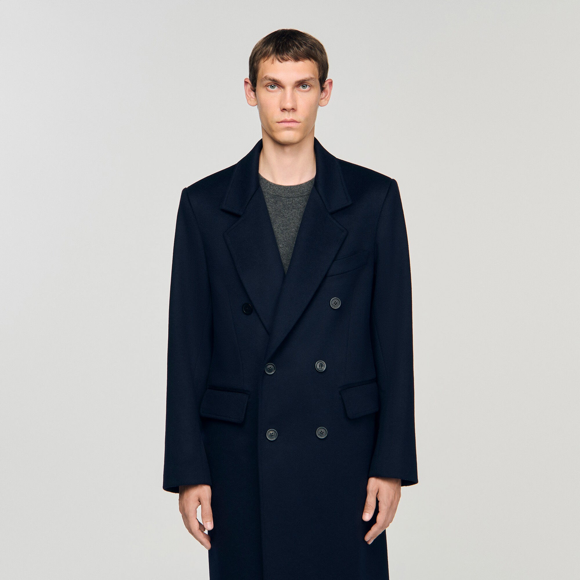 Cappotto in lana e cashmere
