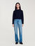 Maglione con collo arricciato