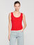 Canotta in maglia con pizzo