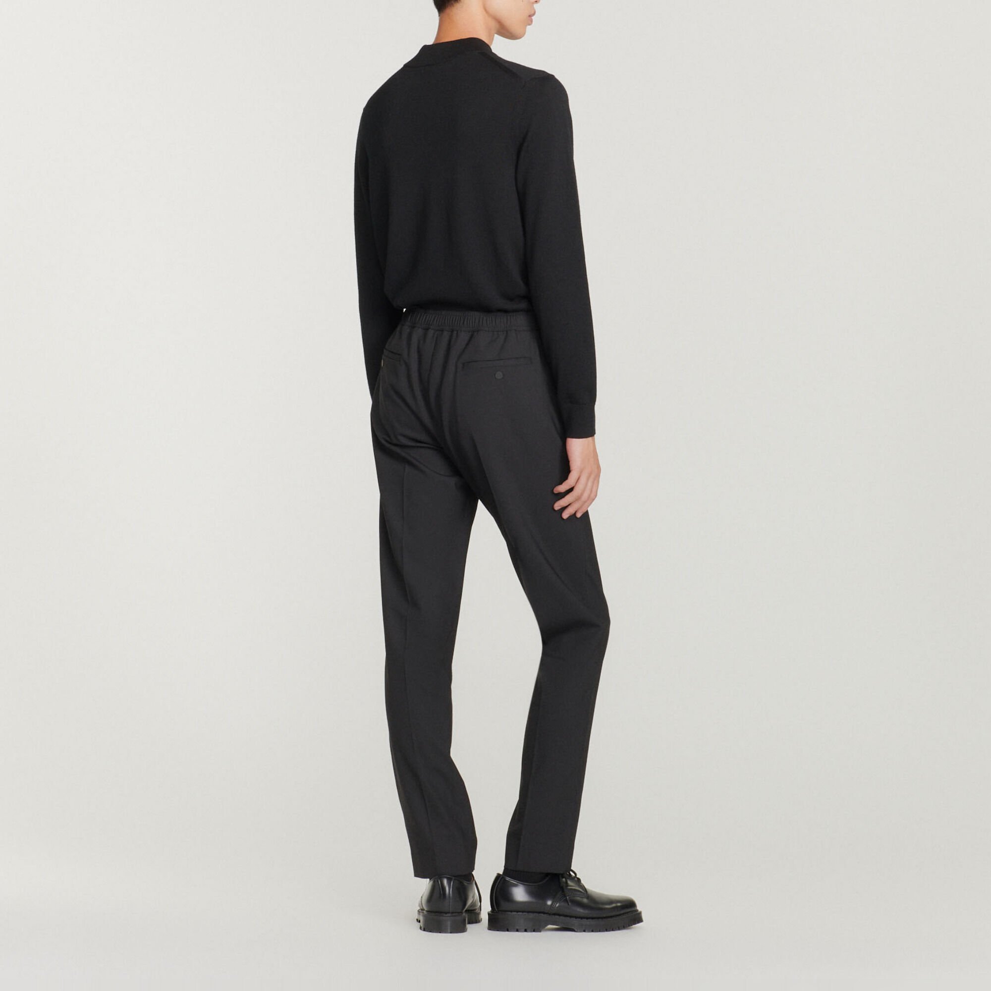 Pantaloni con elastico in vita