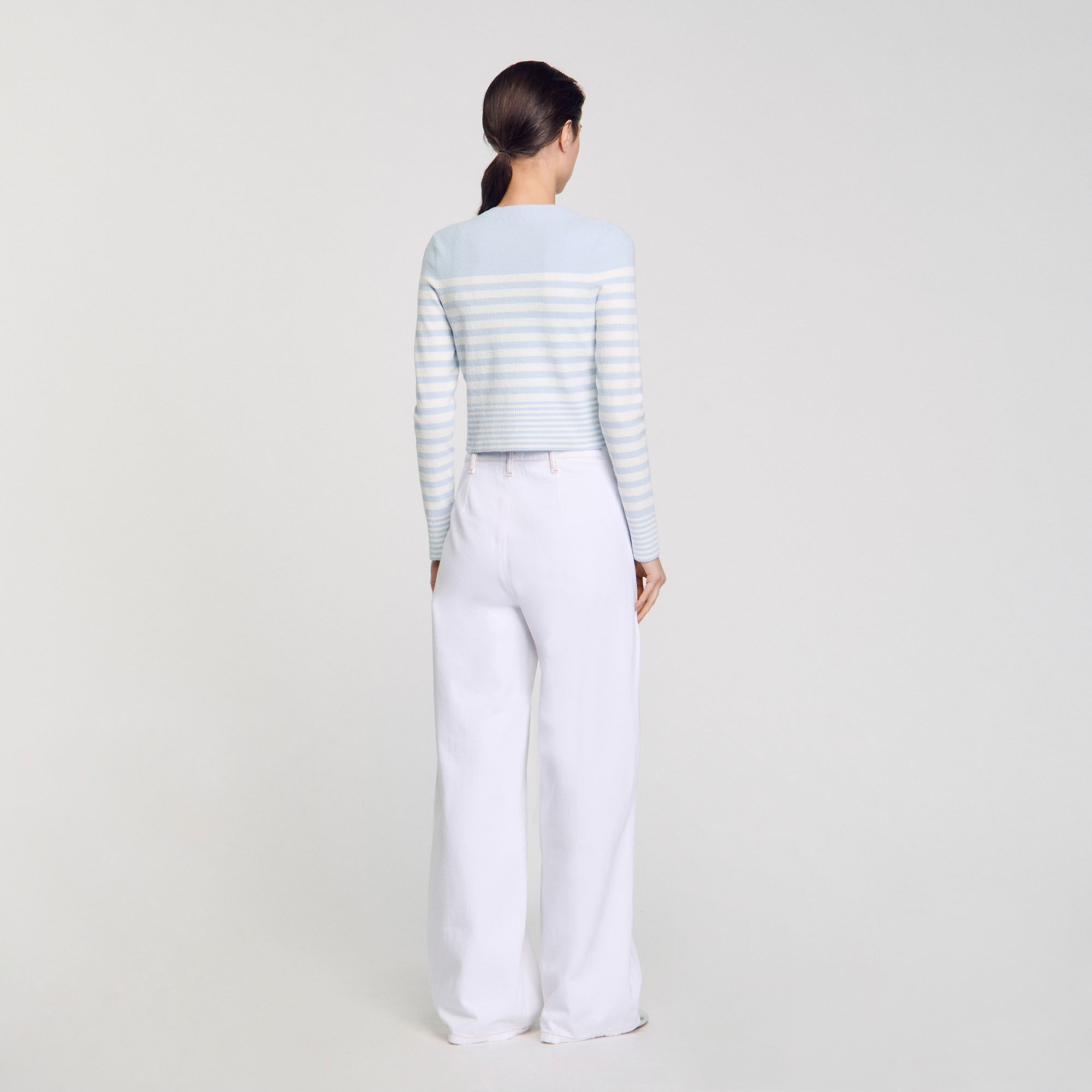 Cardigan a righe