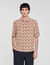 Camicia fluida con stampa a corde