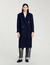 Cappotto lungo in misto lana