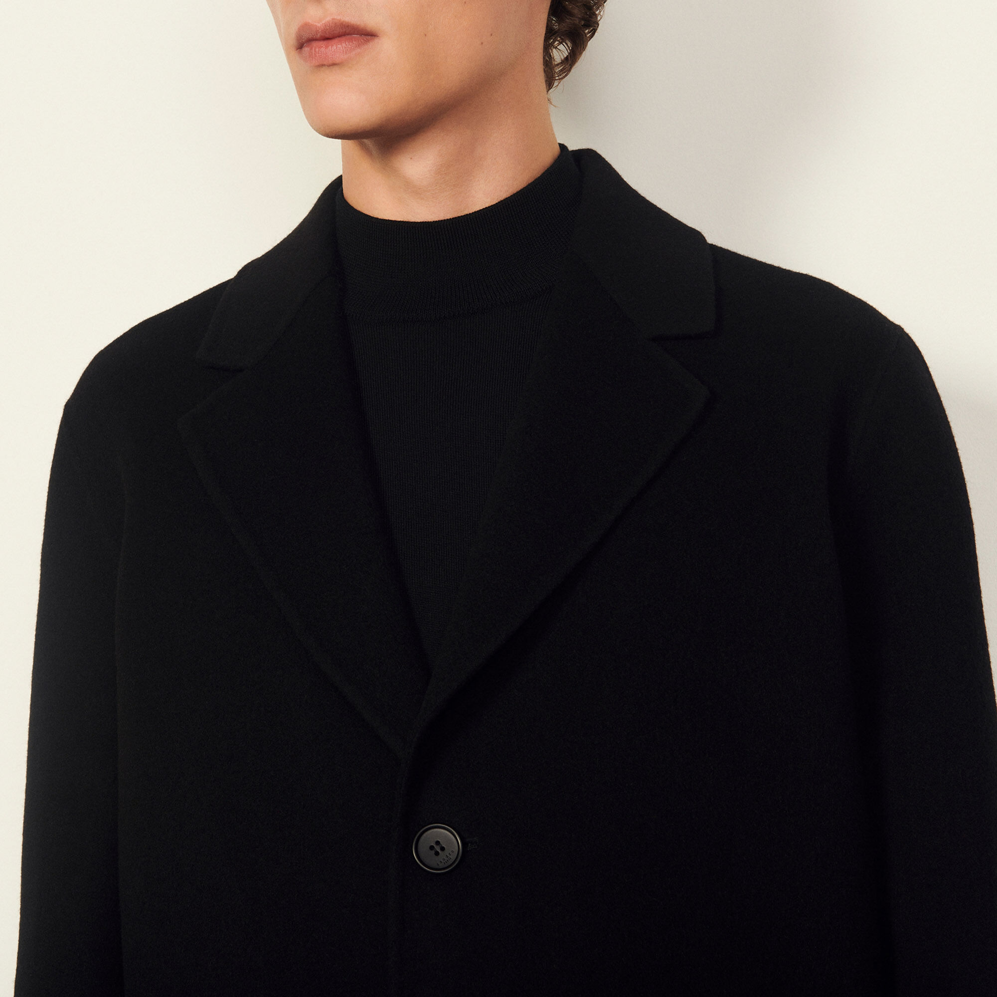 Cappotto in lana double face