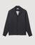 Camicia fluida con collo a pescecane