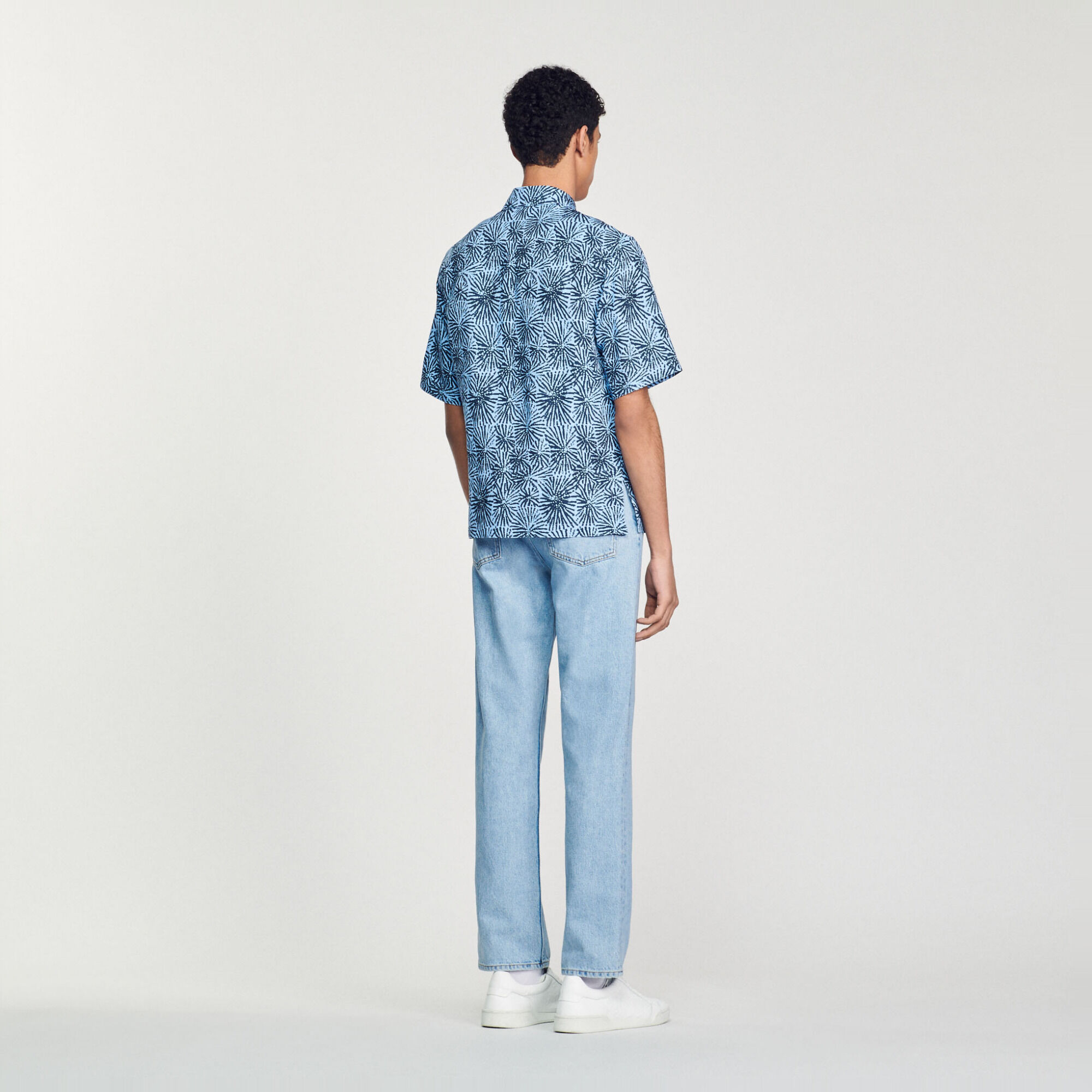 Camicia oversize stampata