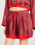 Shorts con stampa foulard