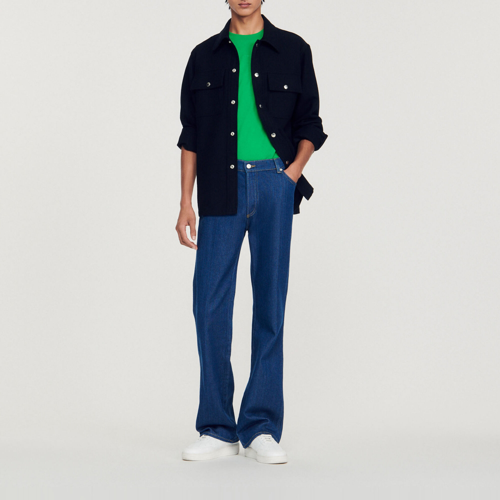 Jeans svasati a vita alta