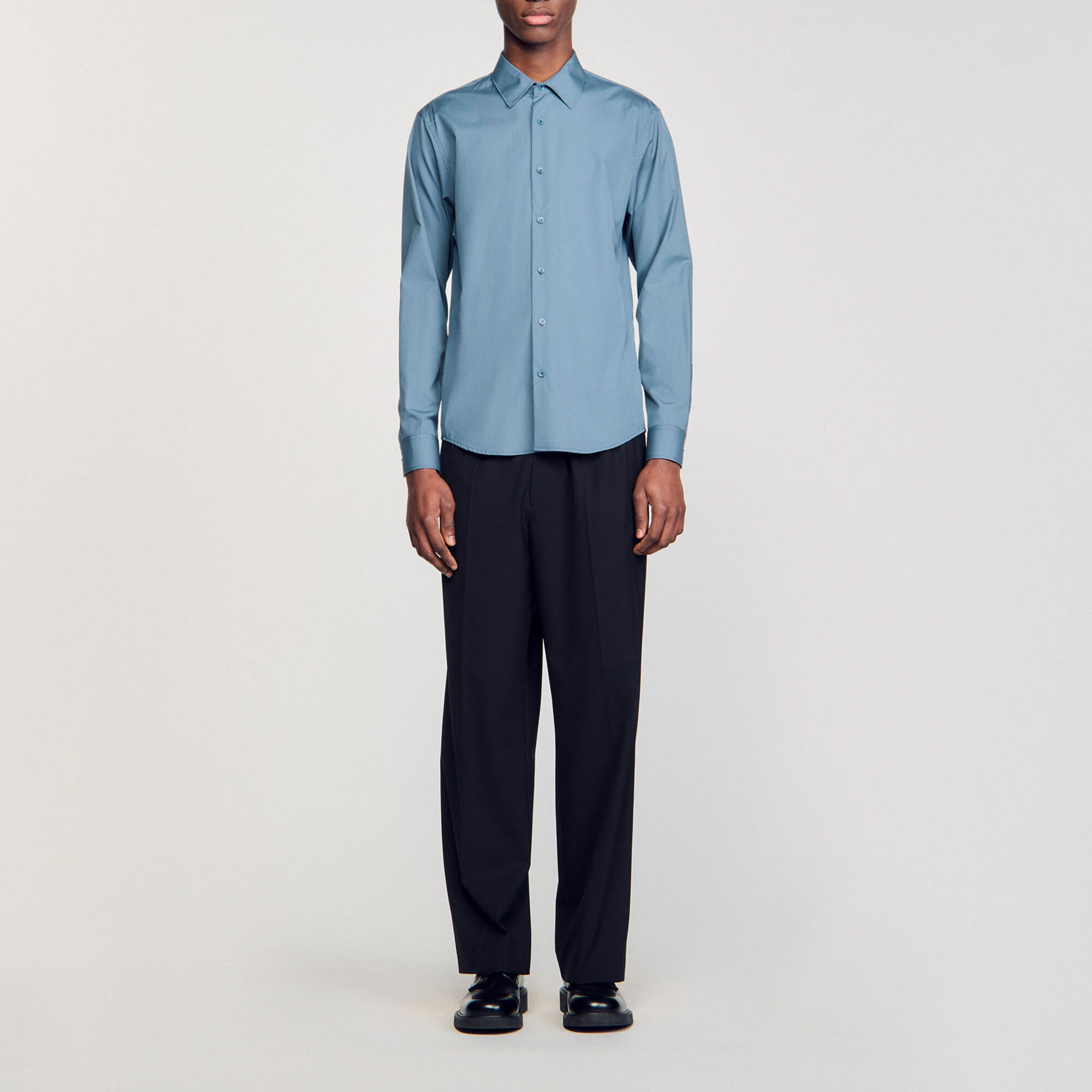 Camicia a tinta unita - Uomo | Sandro