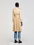 Trench plissettato con cintura
