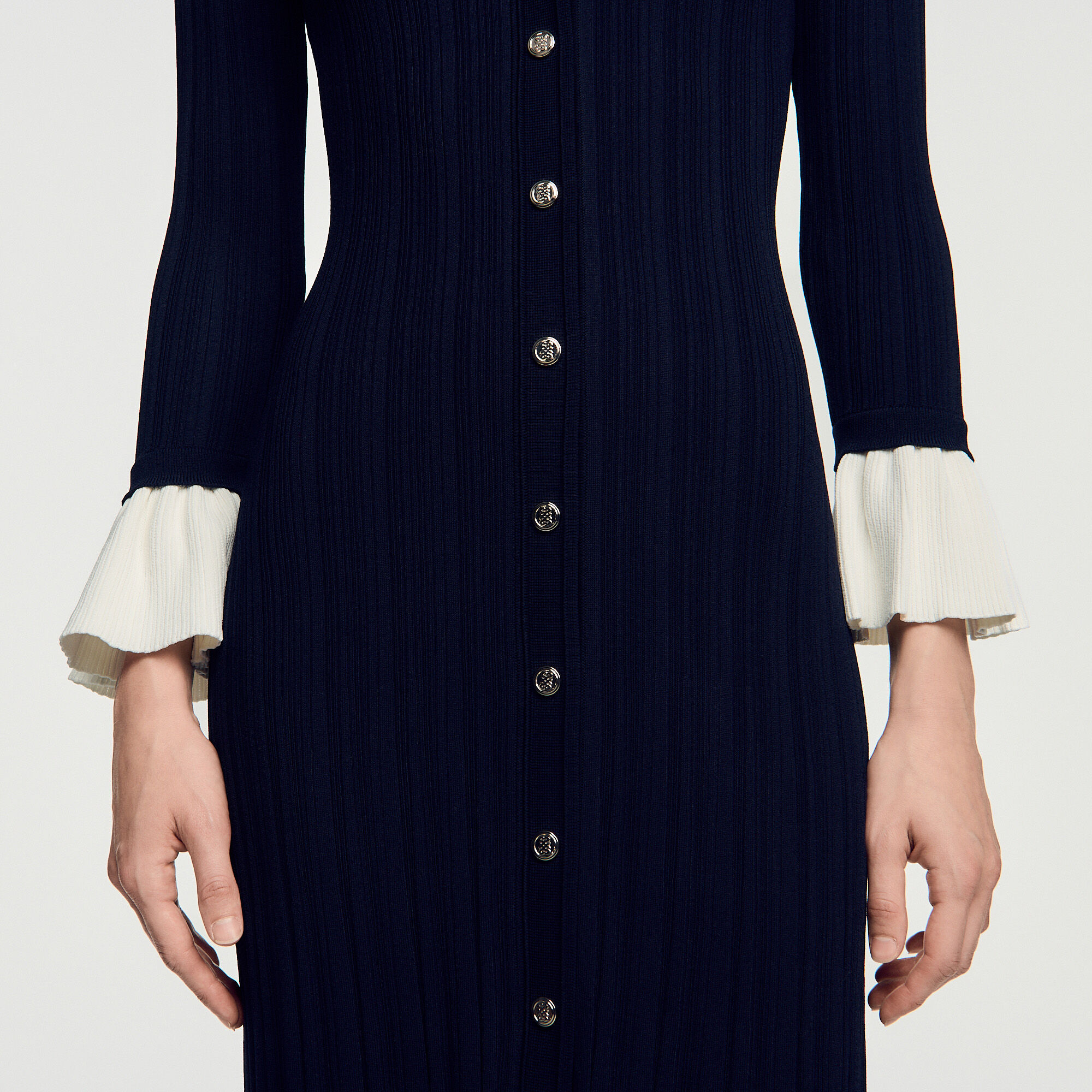 Abito lungo bicolor - Donna | Sandro