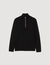 Maglia in lana con collo con zip