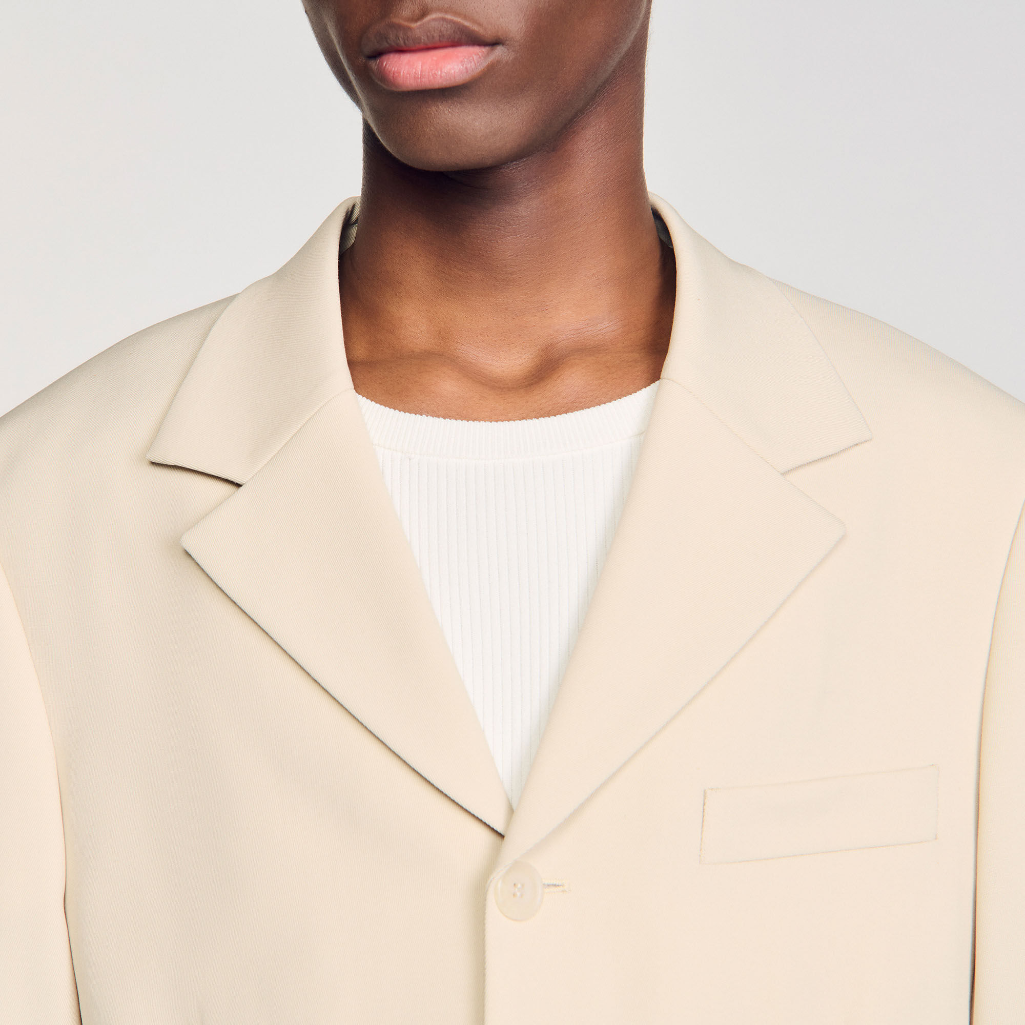 Giacca da abito oversize in lana