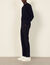 Pantaloni dritti in lana vergine