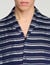 Camicia a righe collo a barchetta