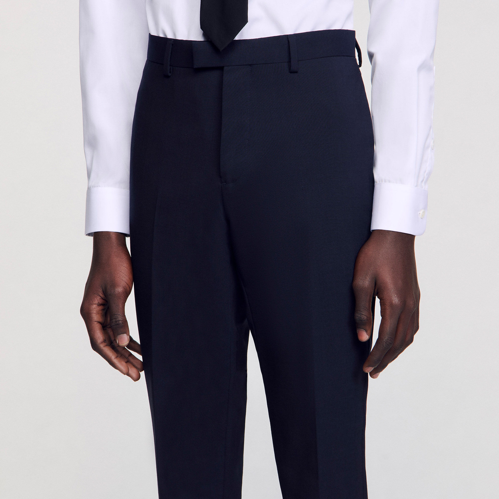 Pantaloni da completo classici in lana